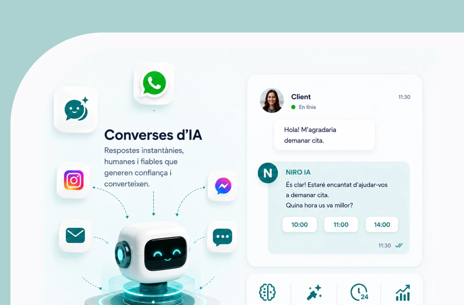 Converses amb IA: respostes instantànies i humanes que generen confiança i converteixen